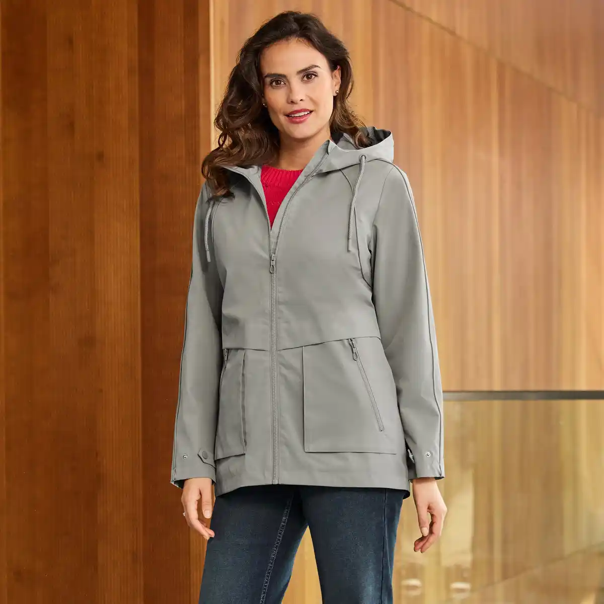 Bild 1 von Damen-Jacke mit Kapuze