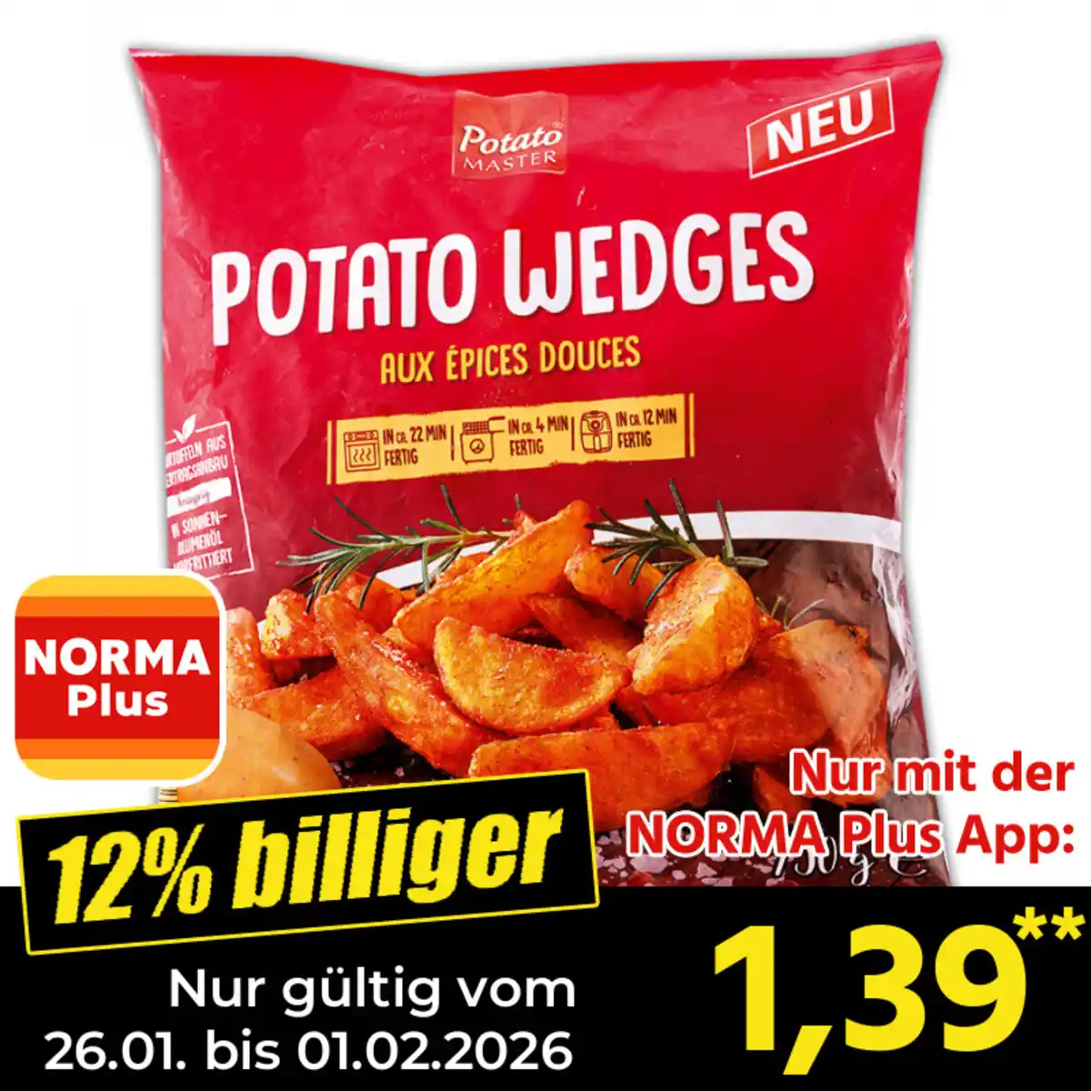 Bild 1 von Potato Master Potato Wedges