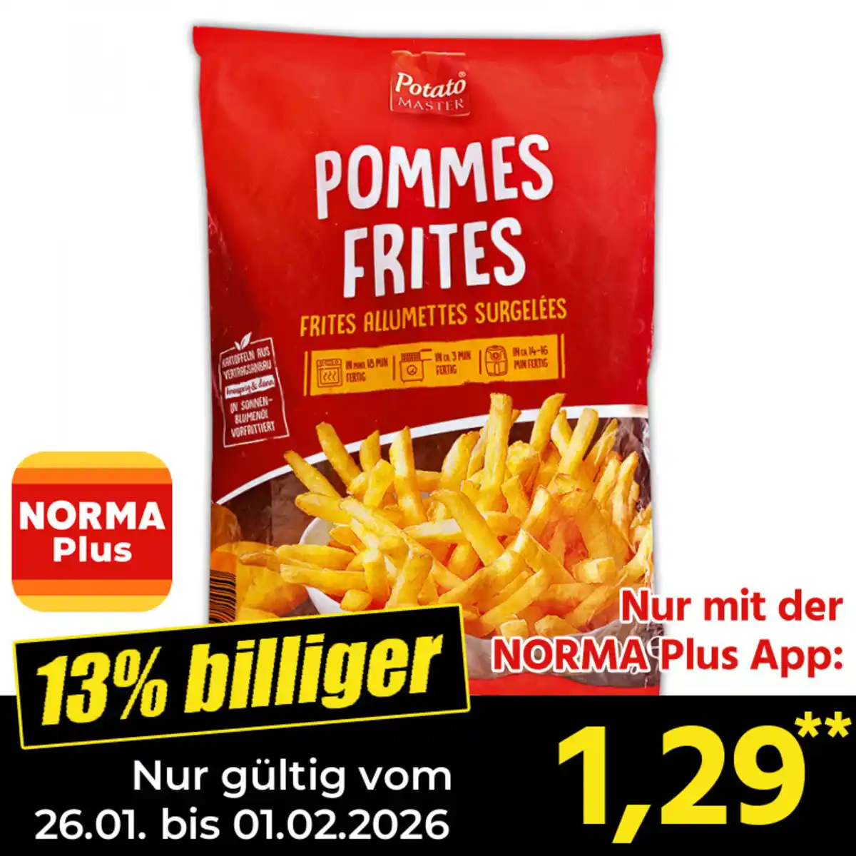 Bild 1 von Potato Master Pommes Frites