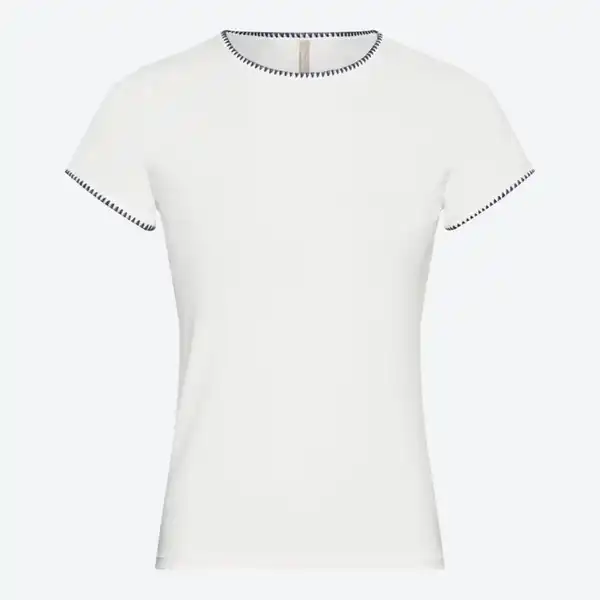 Bild 2 von Damen-T-Shirt mit Verzierung