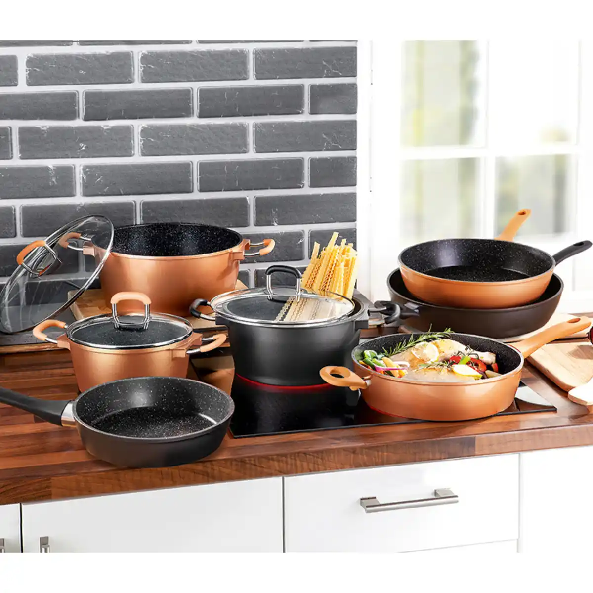 Bild 1 von Casa Royale Aluguss-Hochrand-Pfanne "Hamar"