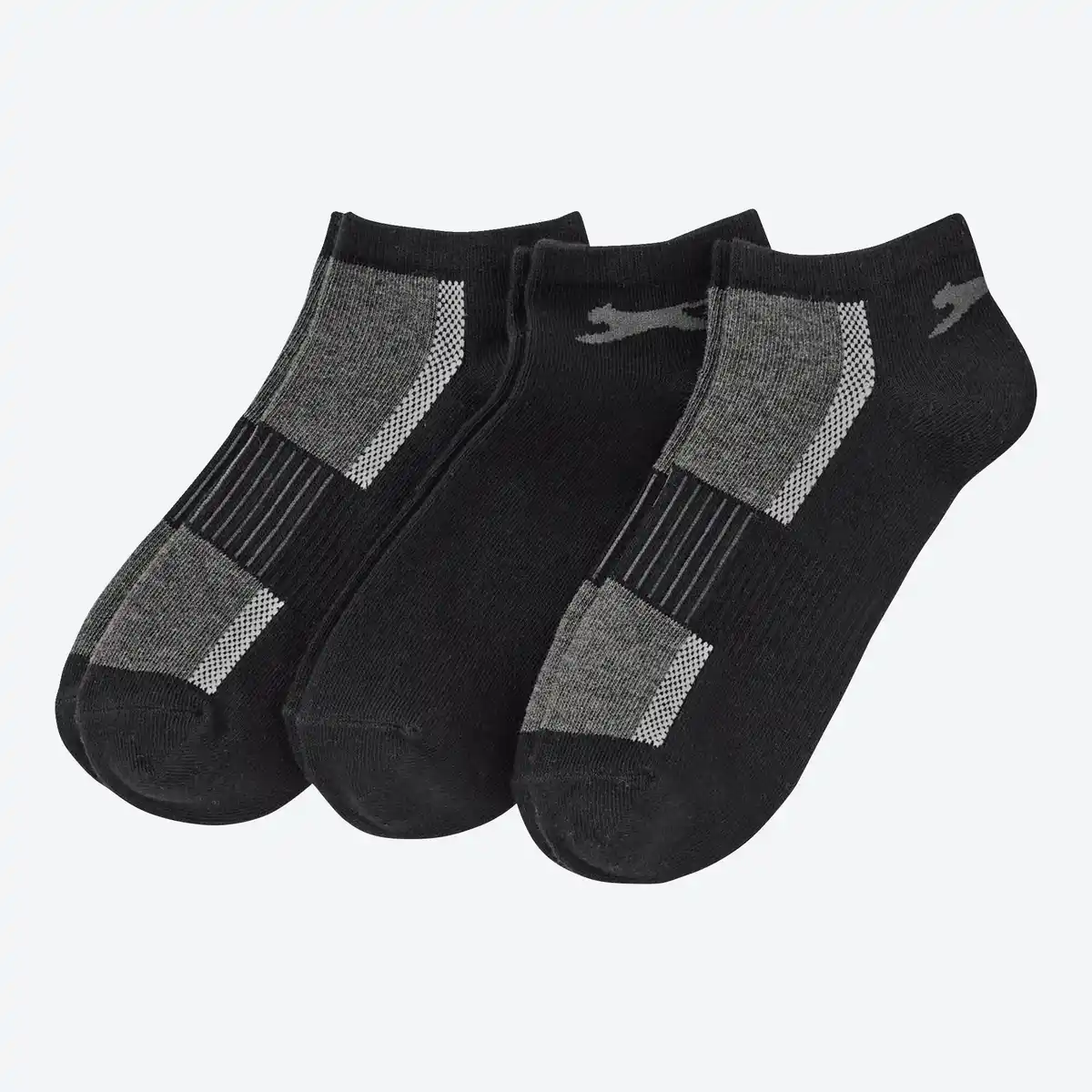 Bild 1 von Slazenger Damen-Sport-Sneaker-Socken mit Dehnungszone, 3er-Pack