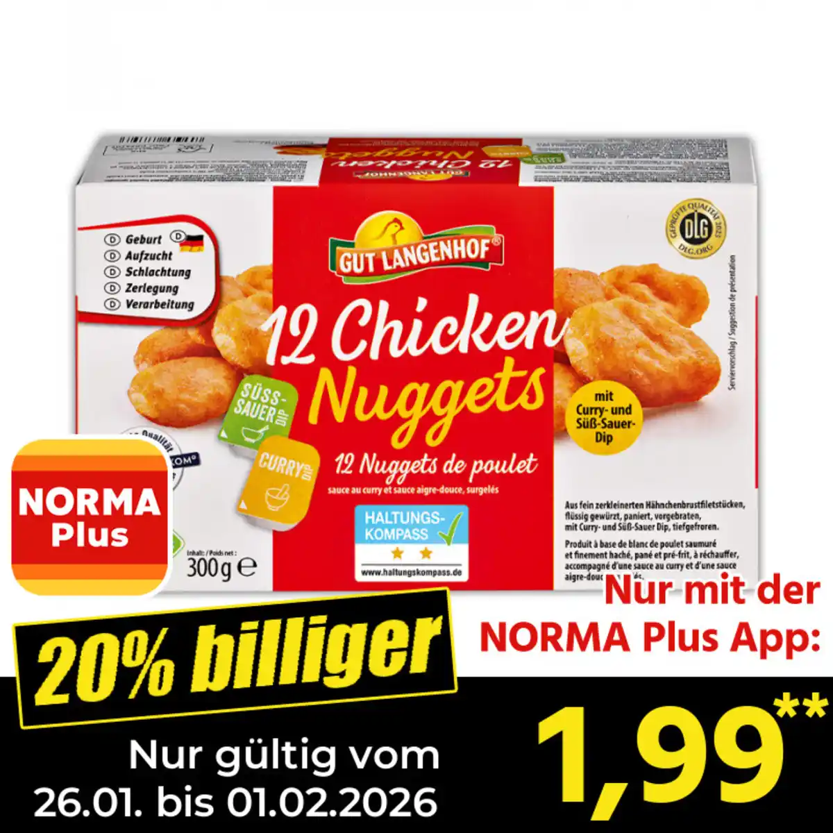 Bild 1 von Gut Langenhof 12 Chicken Nuggets