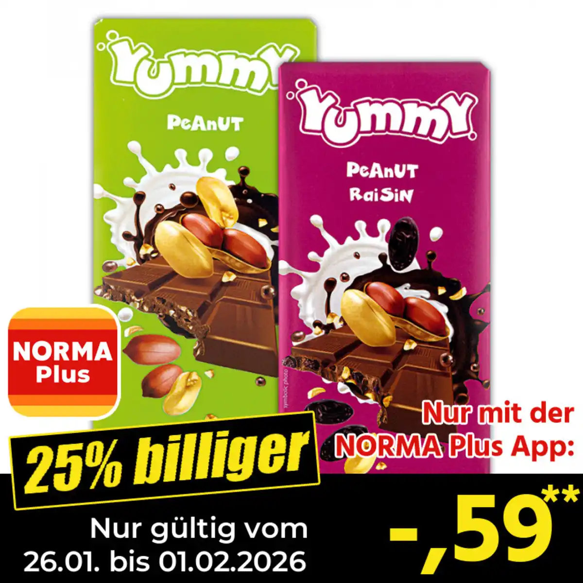 Bild 1 von YUMMY Kakaotafeln