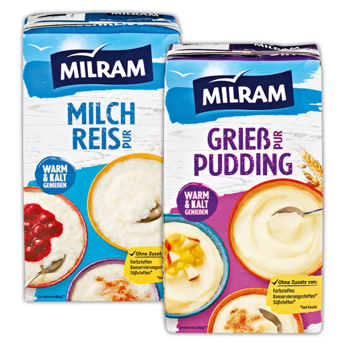 Bild 1 von Milram Milchreis / Grießpudding
