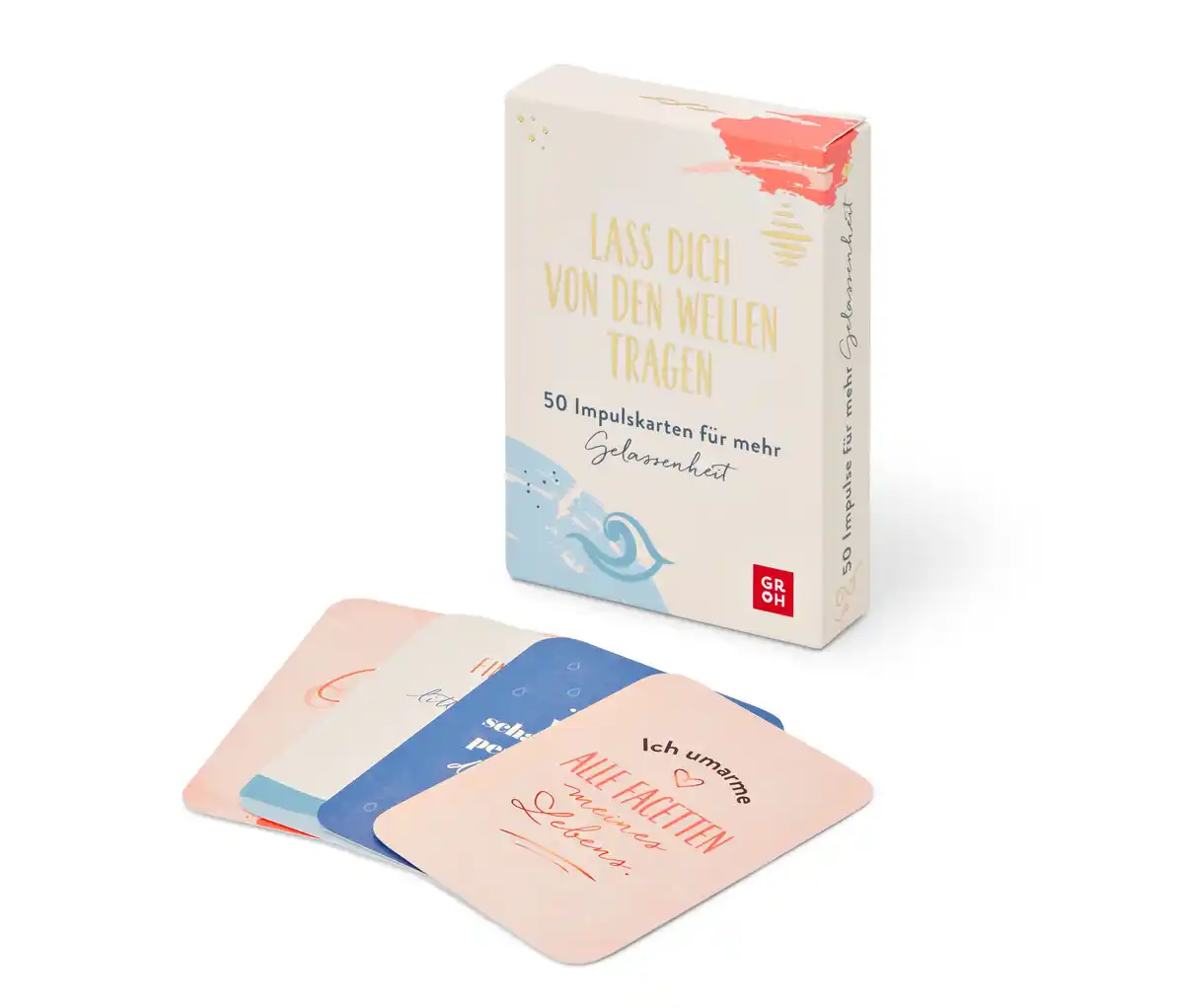 Bild 1 von Gelassenheits-Karten-Set »Lass Dich von den Wellen tragen«