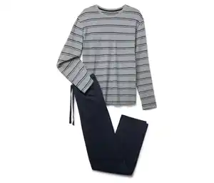 Pyjama, gestreift