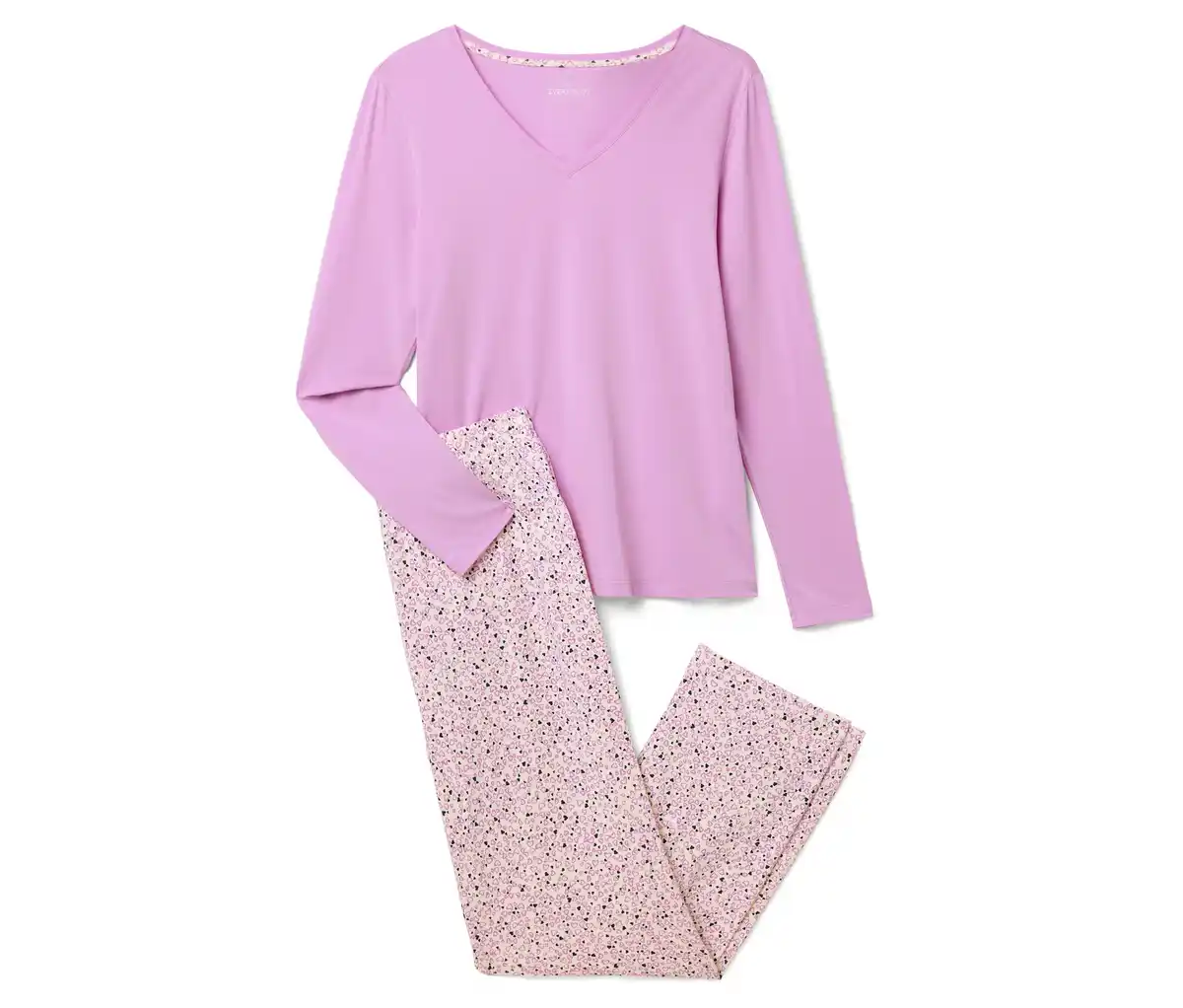 Bild 1 von Pyjama, Rosa und Herz-Alloverprint