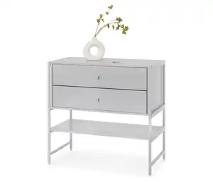 Kommode »GRADE« mit 2 Schubladen, grau