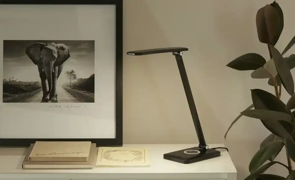 Bild 1 von Paul Neuhaus LED-Schreibtischleuchte, Schwarz mit Ladefunktion