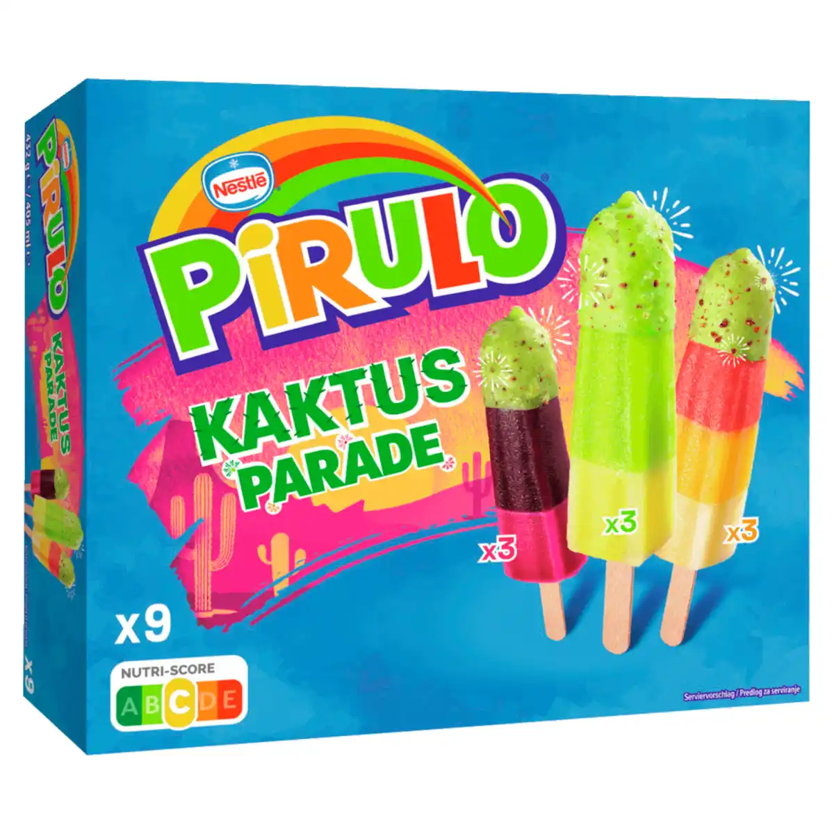 Bild 1 von Nestlé Pirulo Kaktus Parade Eis 3x3 Stück 405ml