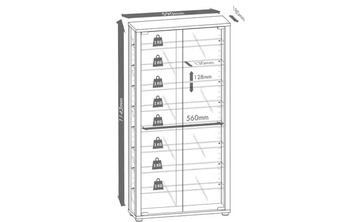 Bild 4 von Hängevitrine Vitrosa