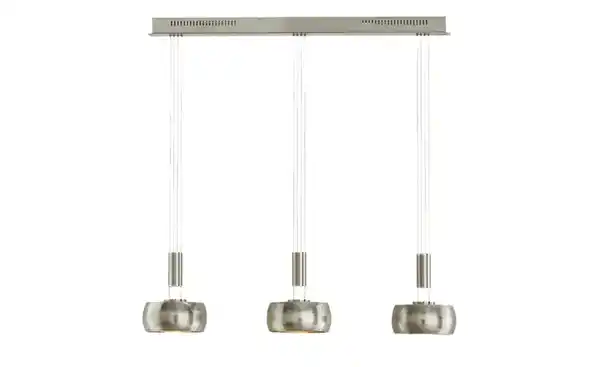 Bild 2 von Fischer-Honsel LED-Pendelleuchte, 3-flammig, Schirme Nickel-matt antik