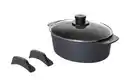 Bild 2 von WOLL Gussbräter mit Glasdeckel und Silikongriffen Diamond Lite
