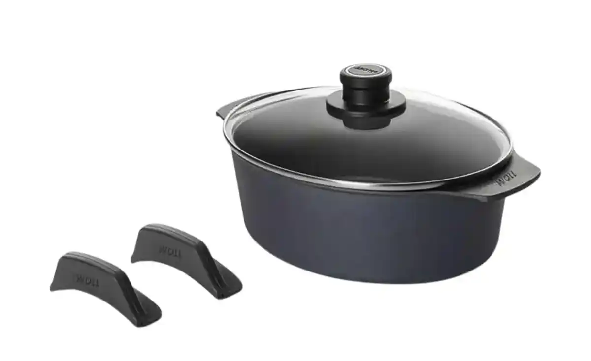 Bild 2 von WOLL Gussbräter mit Glasdeckel und Silikongriffen Diamond Lite