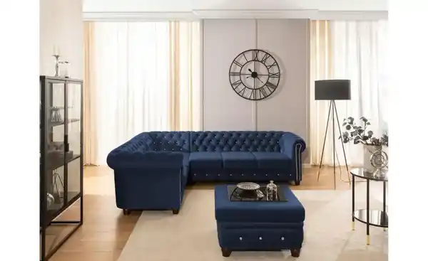 Bild 3 von S-STYLE Chesterfield Hocker Cleo Blink