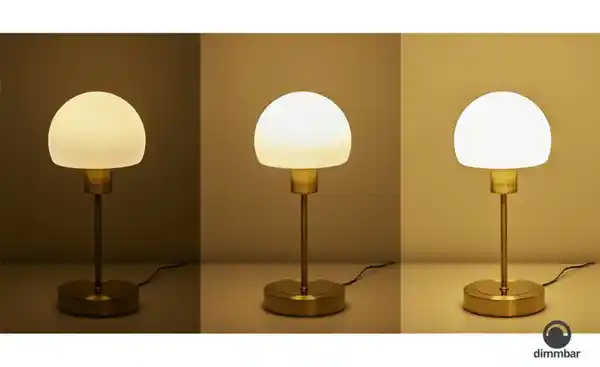 Bild 3 von KHG LED-Tischleuchte, 1-flammig, messingfarben mit Touchdimmer