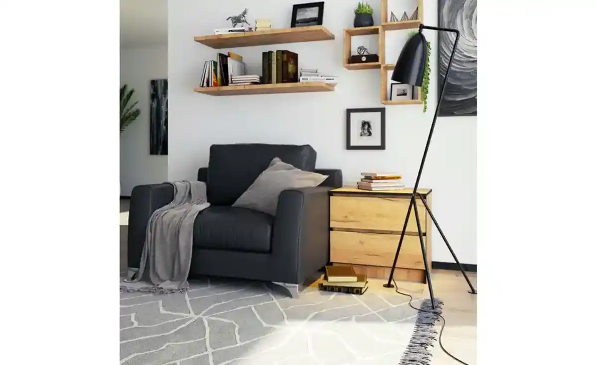 Bild 1 von Nachttisch mit 2 Schubladen Kaia