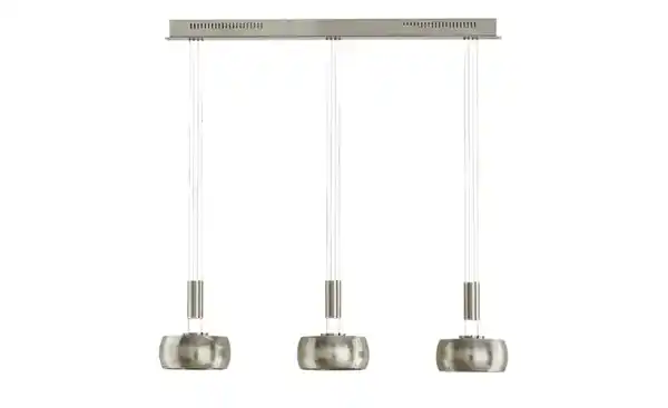 Bild 4 von Fischer-Honsel LED-Pendelleuchte, 3-flammig, Schirme Nickel-matt antik