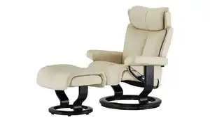 Stressless Relaxsessel mit Hocker Leder Magic M