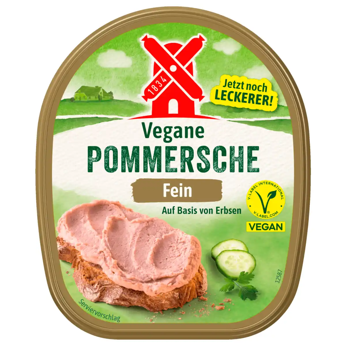 Bild 1 von Rügenwälder Mühle Vegane Pommersche fein 125g
