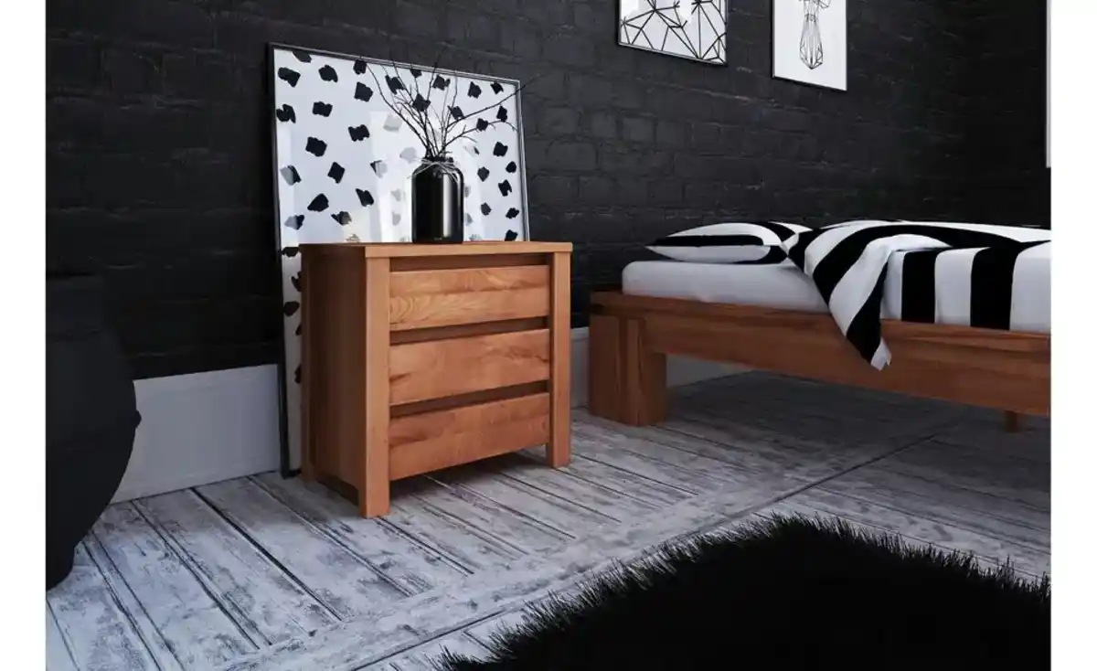 Bild 3 von Nachttisch mit 3 Schüben