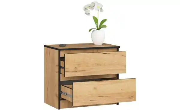 Bild 4 von Nachttisch mit 2 Schubladen Kaia