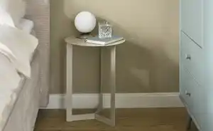 KHG LED-Tischleuchte, Nickel matt