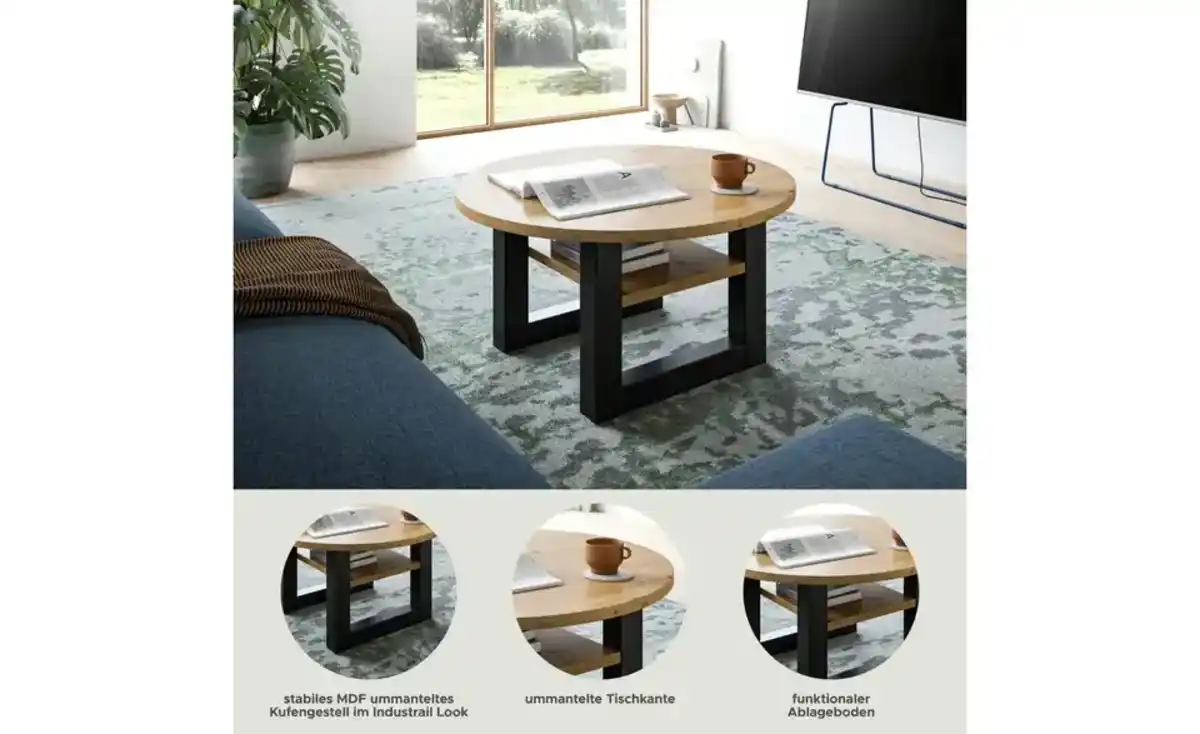 Bild 4 von Couchtisch Eiche Nachbildung Tili