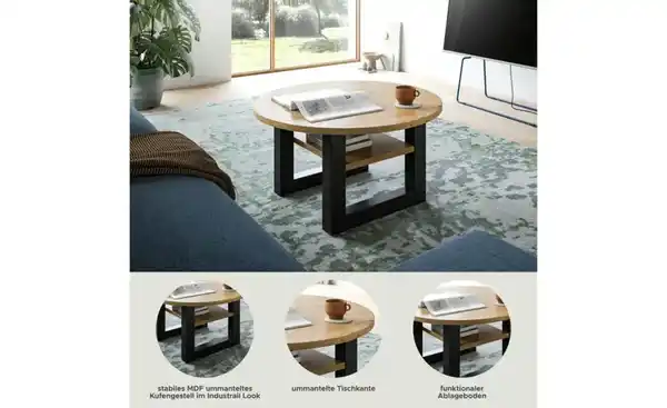 Bild 4 von Couchtisch Eiche Nachbildung Tili