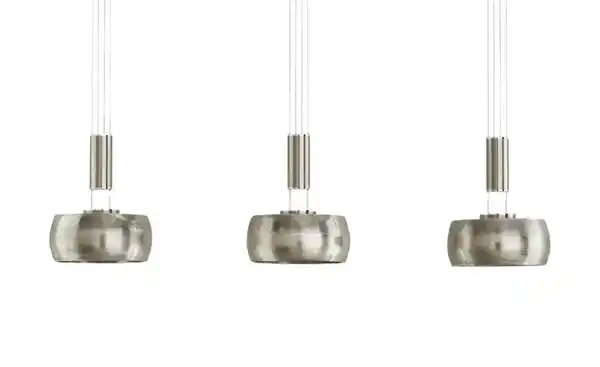 Bild 3 von Fischer-Honsel LED-Pendelleuchte, 3-flammig, Schirme Nickel-matt antik