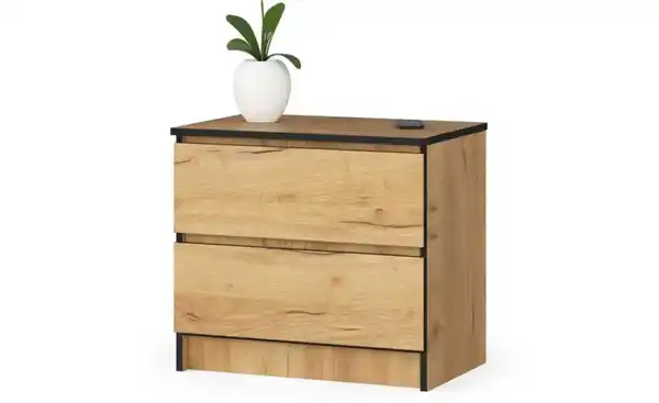 Bild 3 von Nachttisch mit 2 Schubladen Kaia