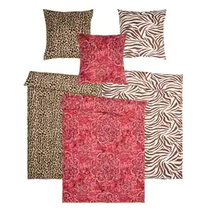 DREAM@HOME Feinbiber-Bettwäsche-Set ca. 155 x 220 cm, 2-teilig