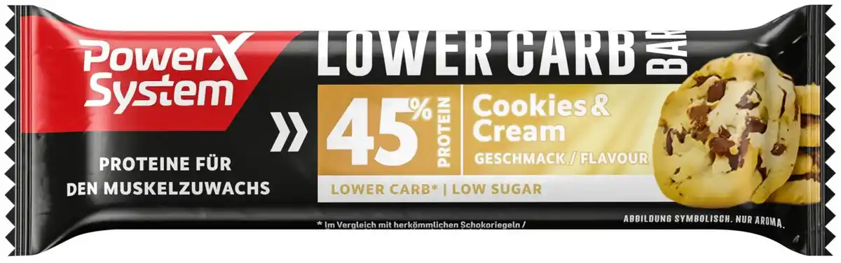 Bild 1 von POWERX SYSTEM Lower Carb Bar, 40-g-Riegel