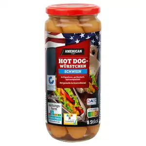 AMERICAN Hot Dogs 375 g, Schwein