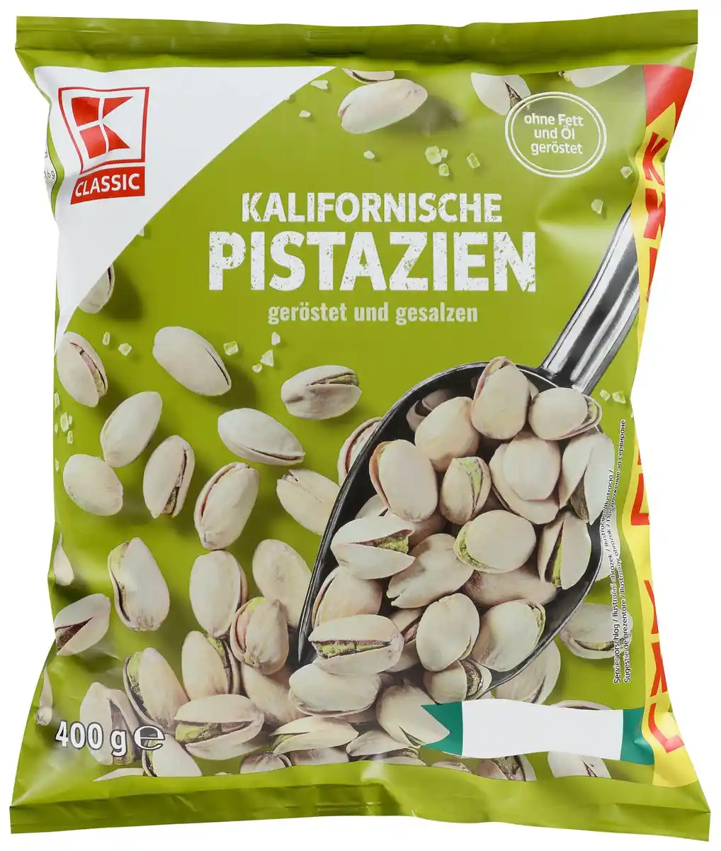 Bild 1 von K-CLASSIC Kaliforn. Pistazien XXL, 400-g-Großpackg.