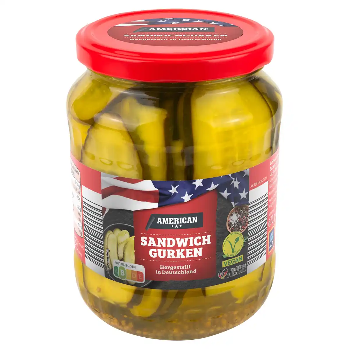 Bild 1 von AMERICAN Sandwichgurken 720 ml