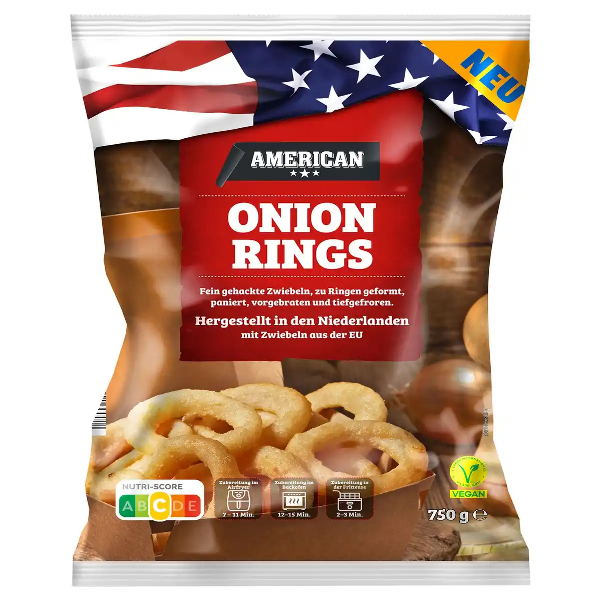 Bild 1 von AMERICAN Zwiebelringe 750 g