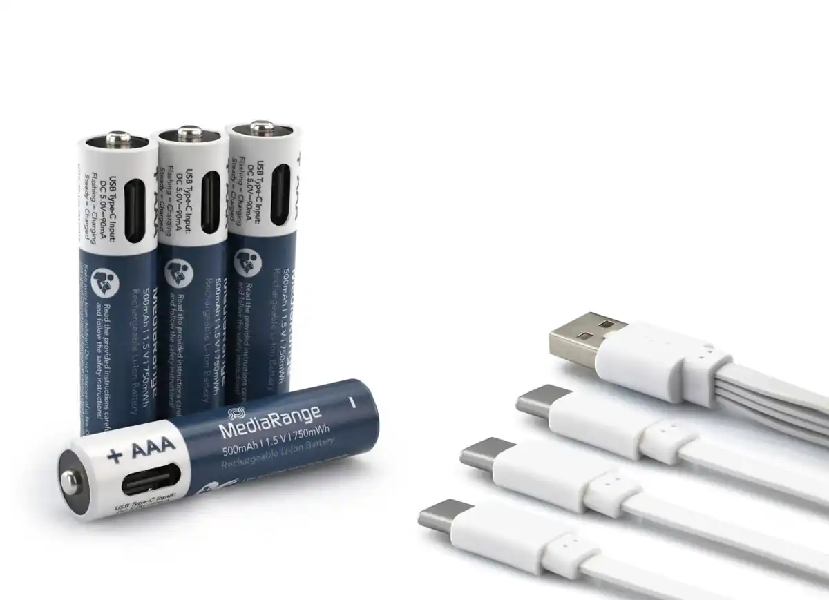 Bild 2 von MEDIARANGE Akkus AAA, 4-St.-Packg.