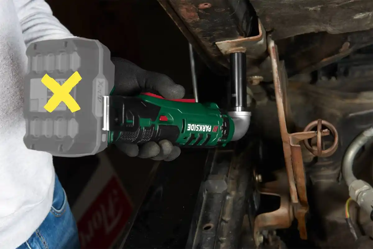 Bild 4 von PARKSIDE® Akku-Winkelschlagschrauber 20 V »PAWS 20 A1« (o. Akku)