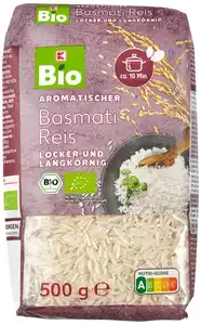 K-BIO Bio-Basmati-Reis, 500-g-Packg.