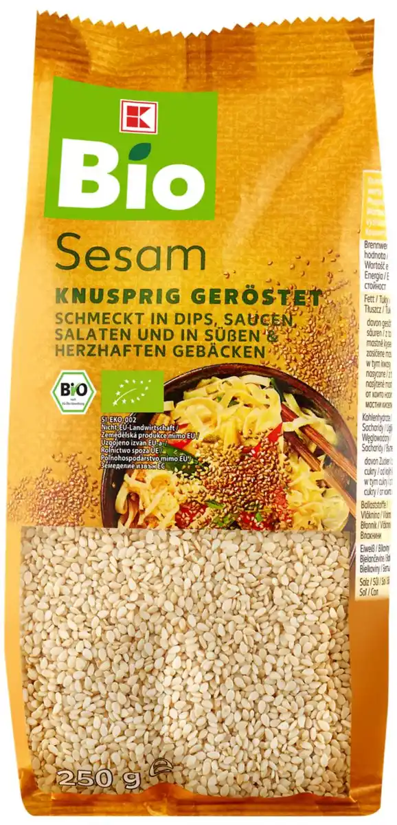 Bild 1 von K-BIO Bio-Sesam geröstet, 250-g-Packg.