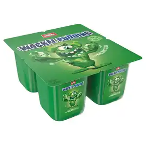 MÜLLER Wackelpudding 4 x 125 g, Waldmeister