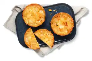 Apfel-Mandel-Törtchen, Stück