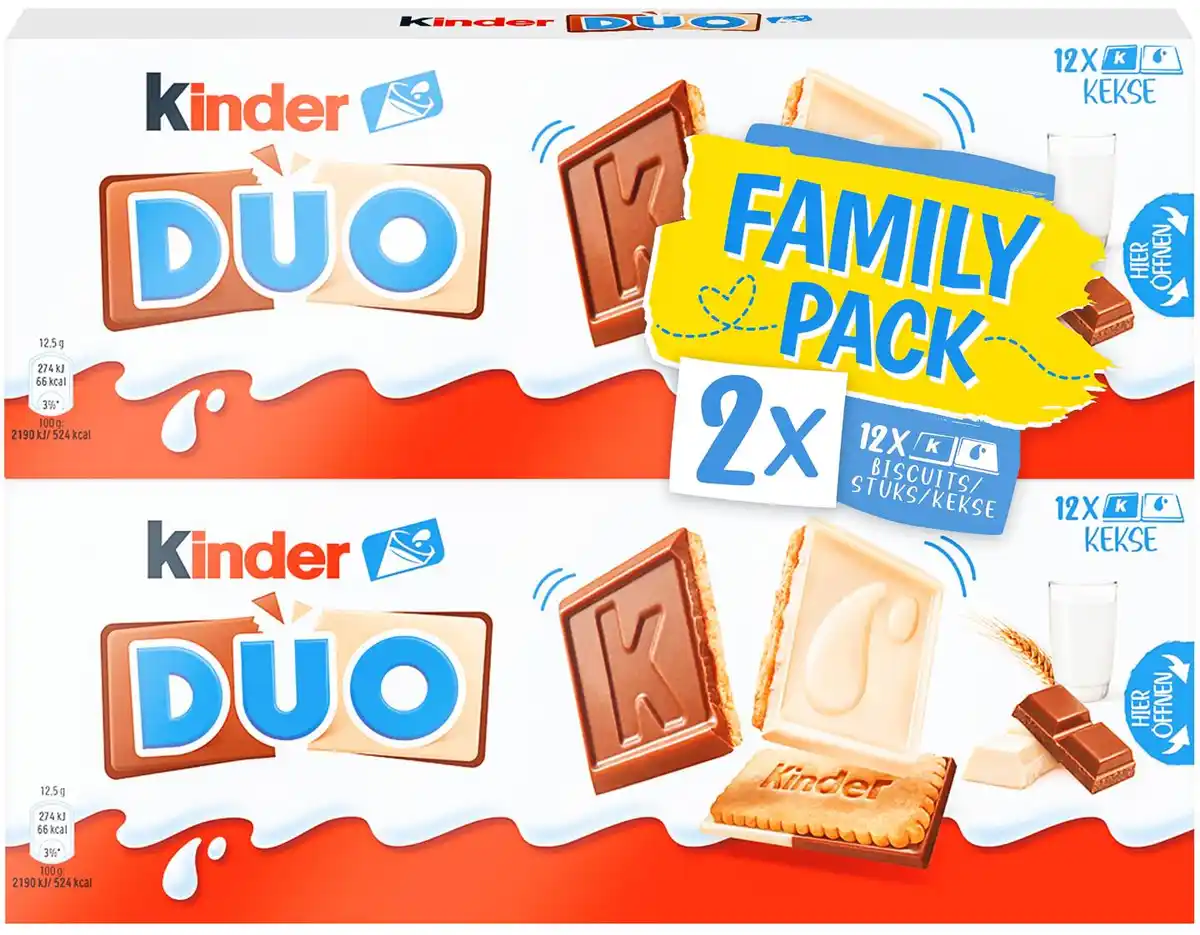 Bild 1 von KINDER Duo, 24 St. = 300-g-Packg.