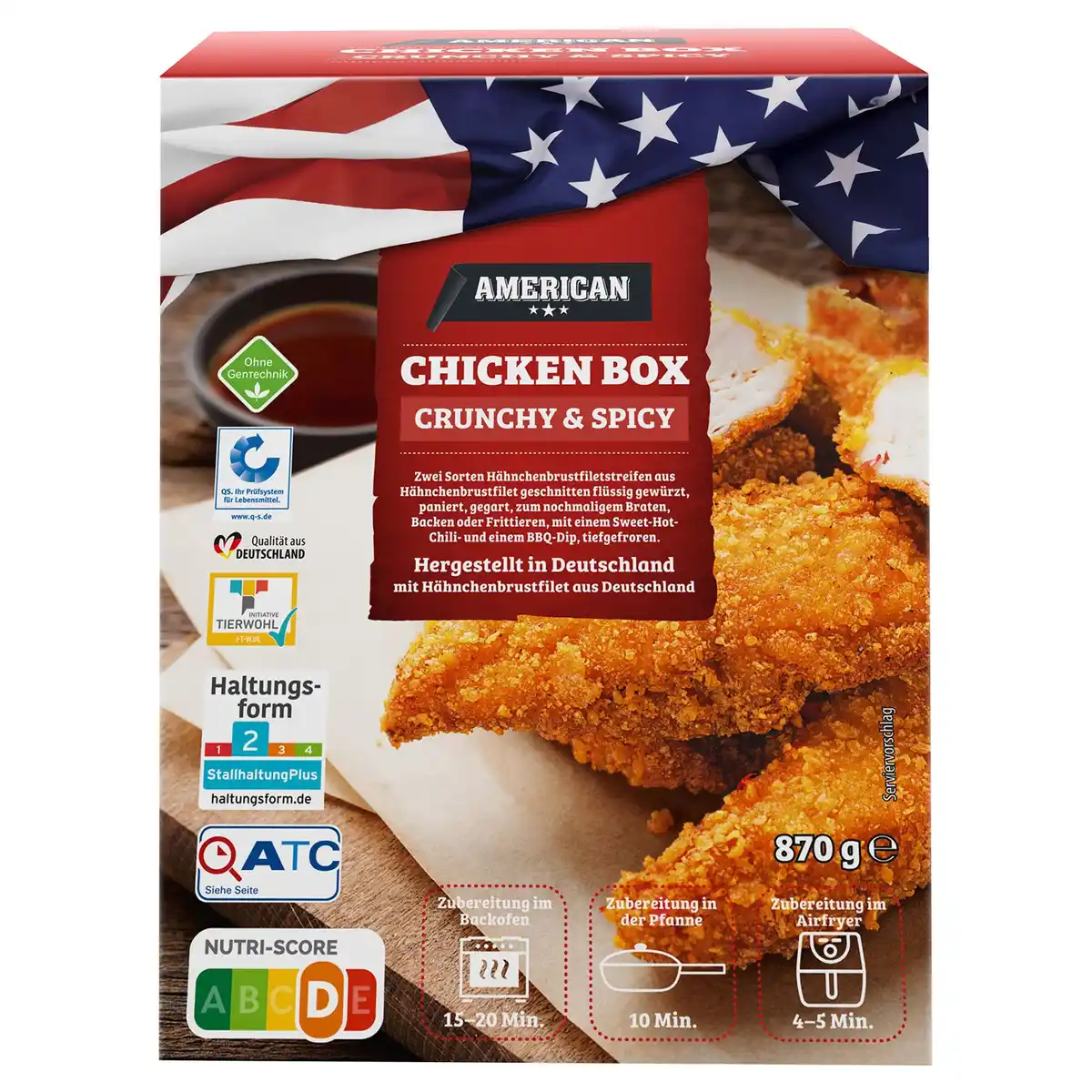Bild 1 von AMERICAN Chicken Box 870 g