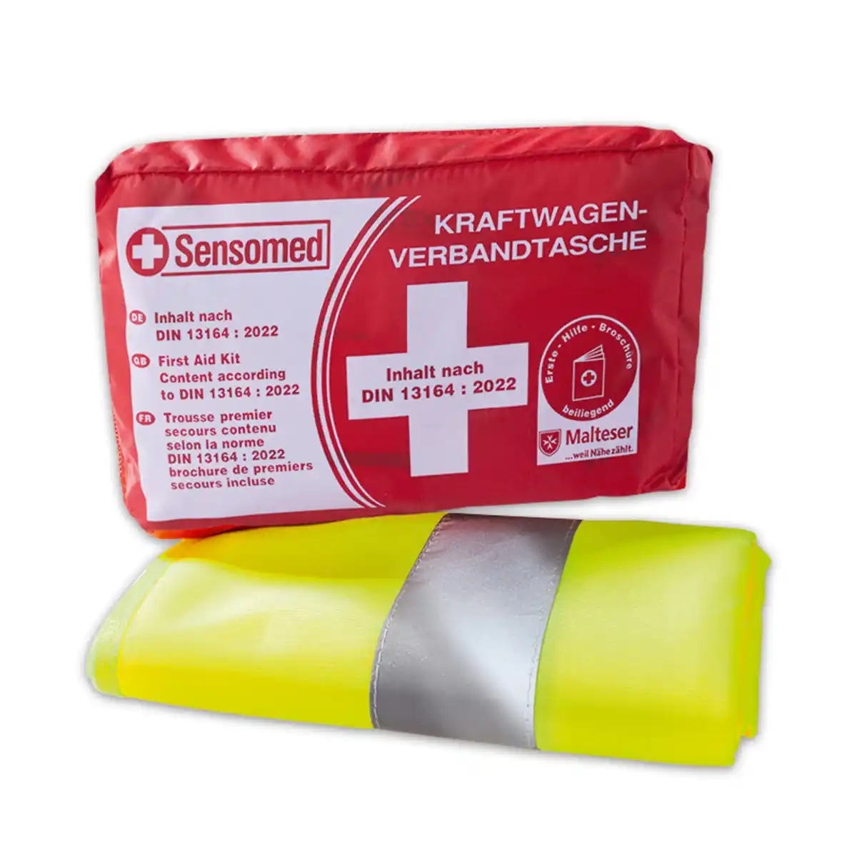 Bild 1 von Sensomed Kfz-Verbandtasche 43-tlg. inkl. Warnweste