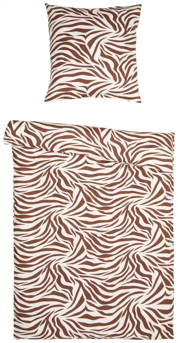 Bild 2 von DREAM@HOME Feinbiber-Bettwäsche-Set ca. 155 x 220 cm, 2-teilig