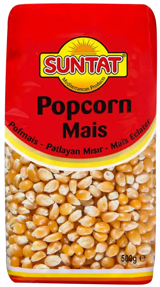 Bild 1 von SUNTAT Popcorn-Mais, 500-g-Packg.