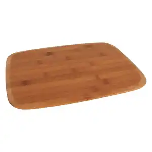 Bambus-Schneidebrett 38x28cm Massives Schneidebrett aus Bambusholz für alle Hack- und Schneidearbeiten in der Küche.